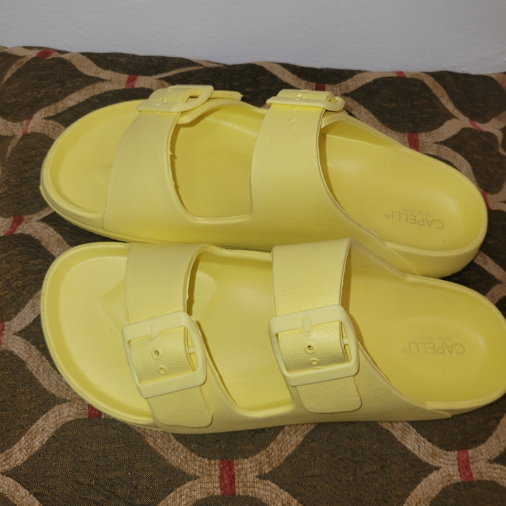Capelli of New York WomenBright Yellow Sandals